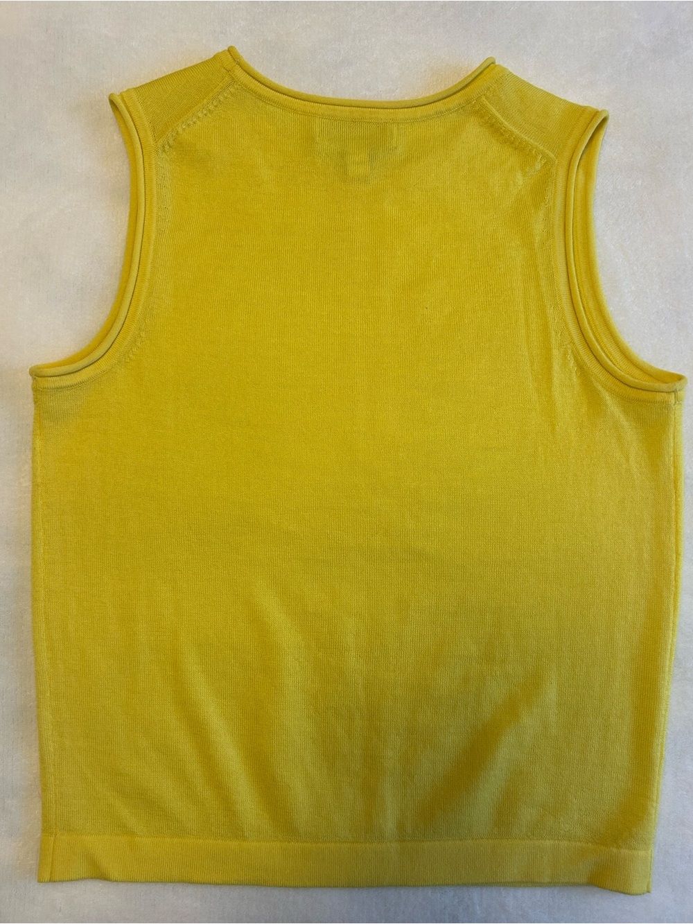 Banana Republic Merino Wool Sweater Shell Lemon Candy, Size XXS, NWOT - Picture 5 of 5
